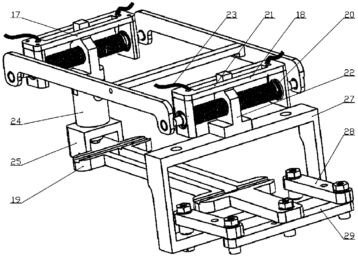 Nuclear magnetism compatibility surgical robot based on screw drive