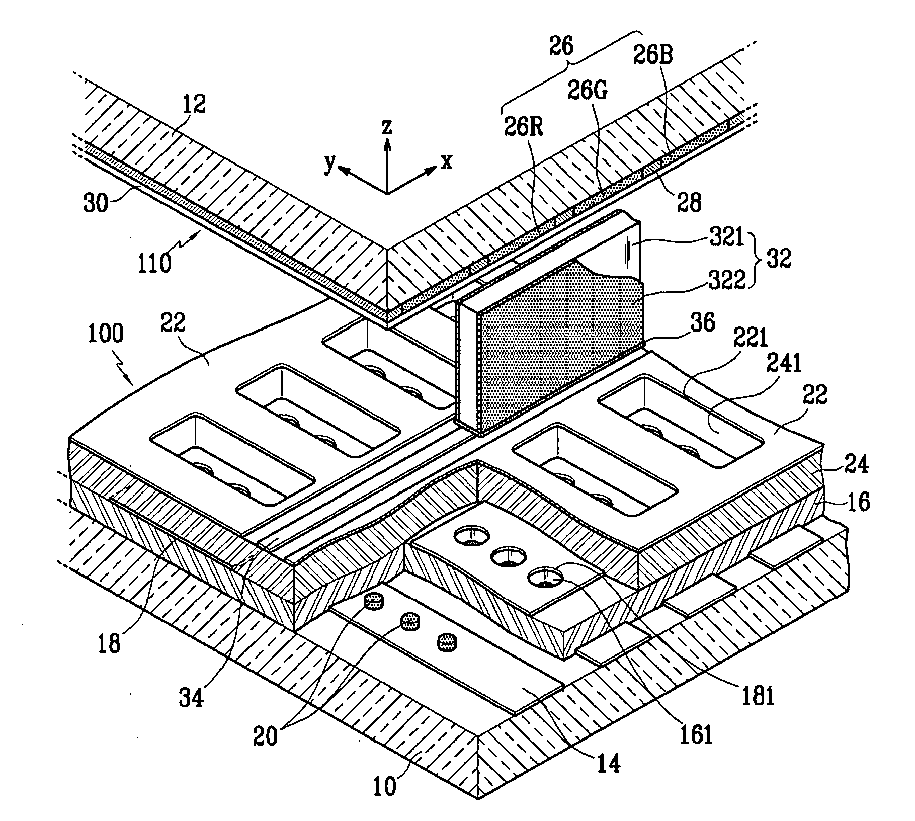 Electron emission display