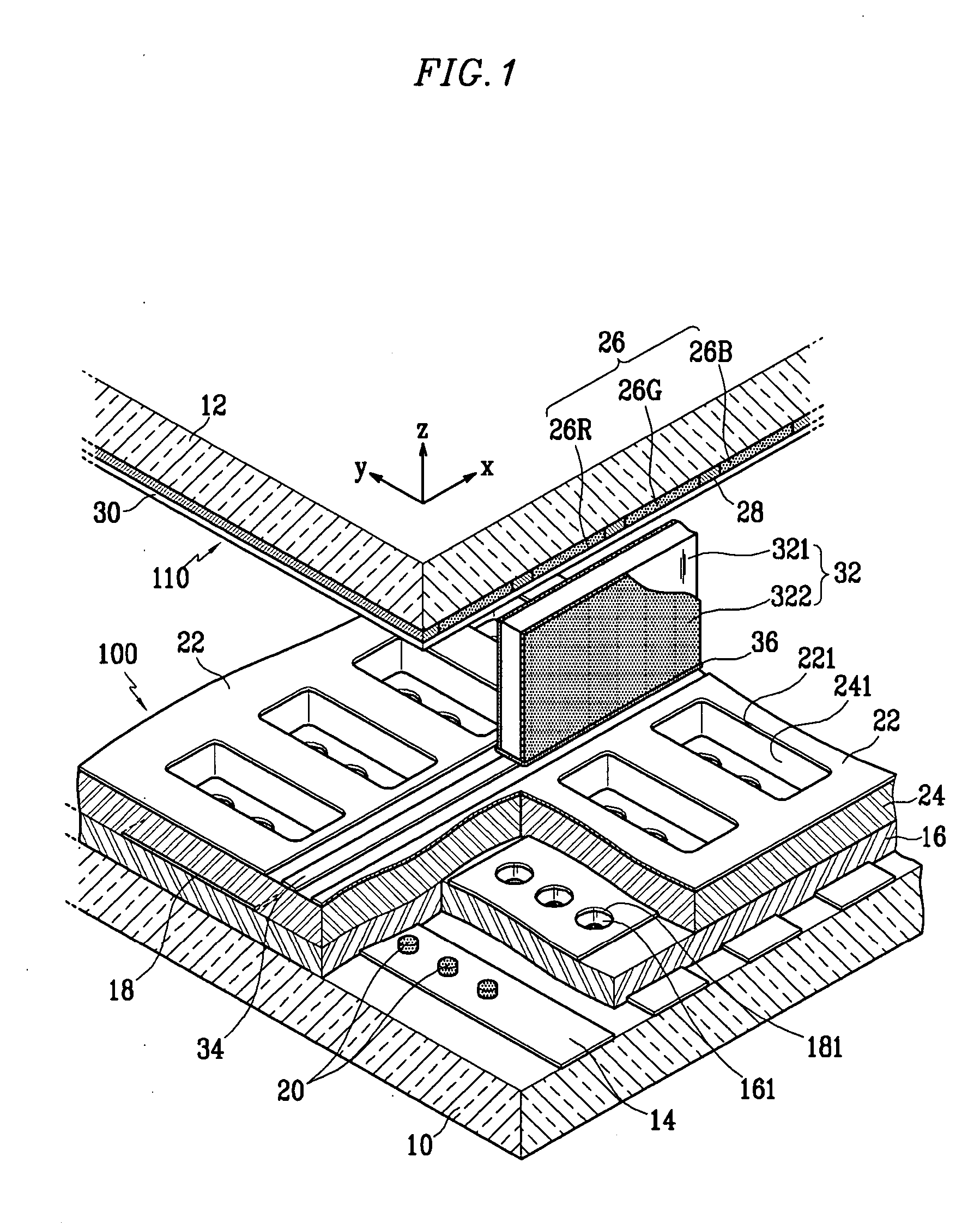 Electron emission display