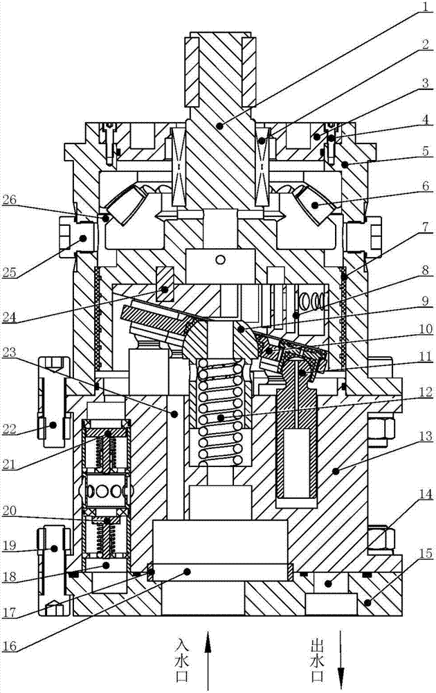 Fully water-lubricated valve distribution plunger pump