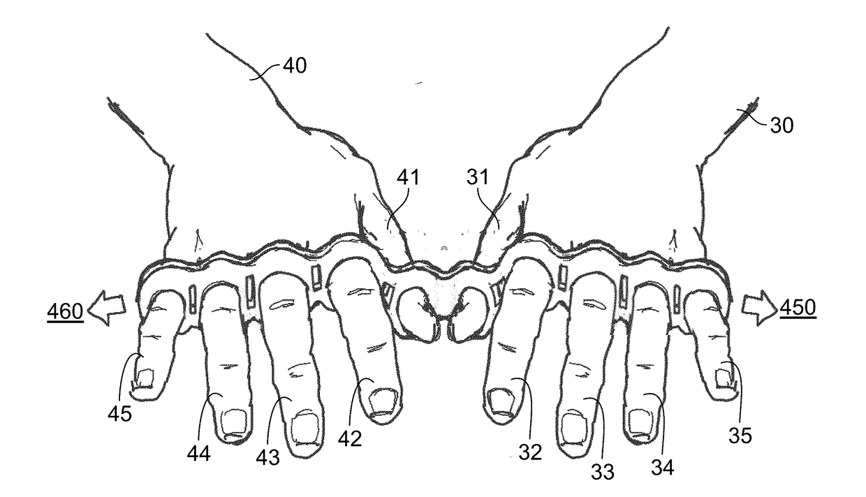 Gamers multi-digit device for hand exercises