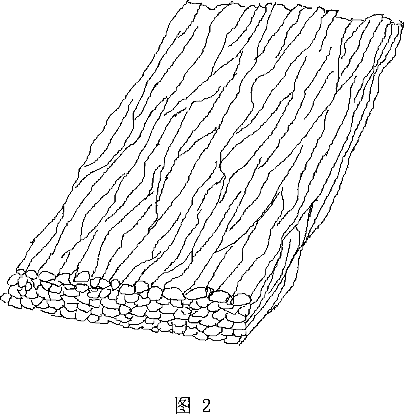 Process of producing stalk recombining material