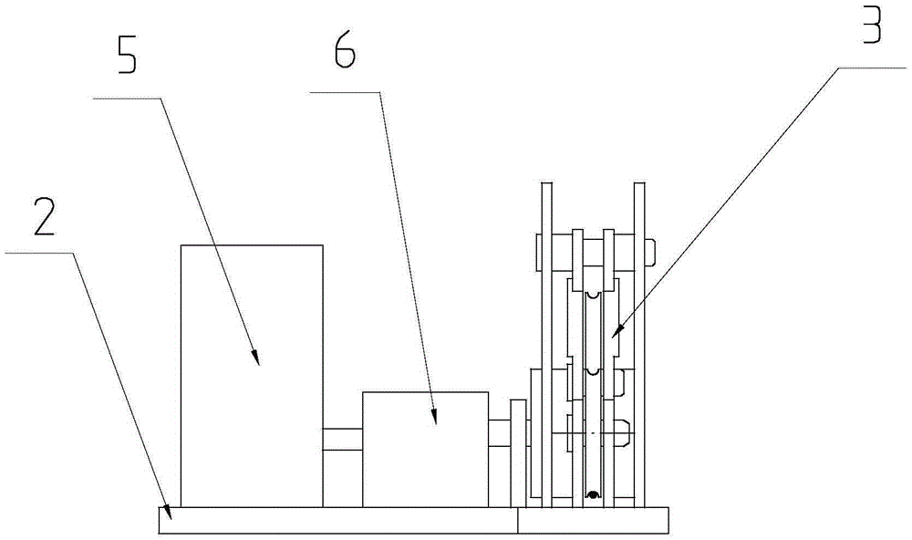 A motorized winch with weight protection device