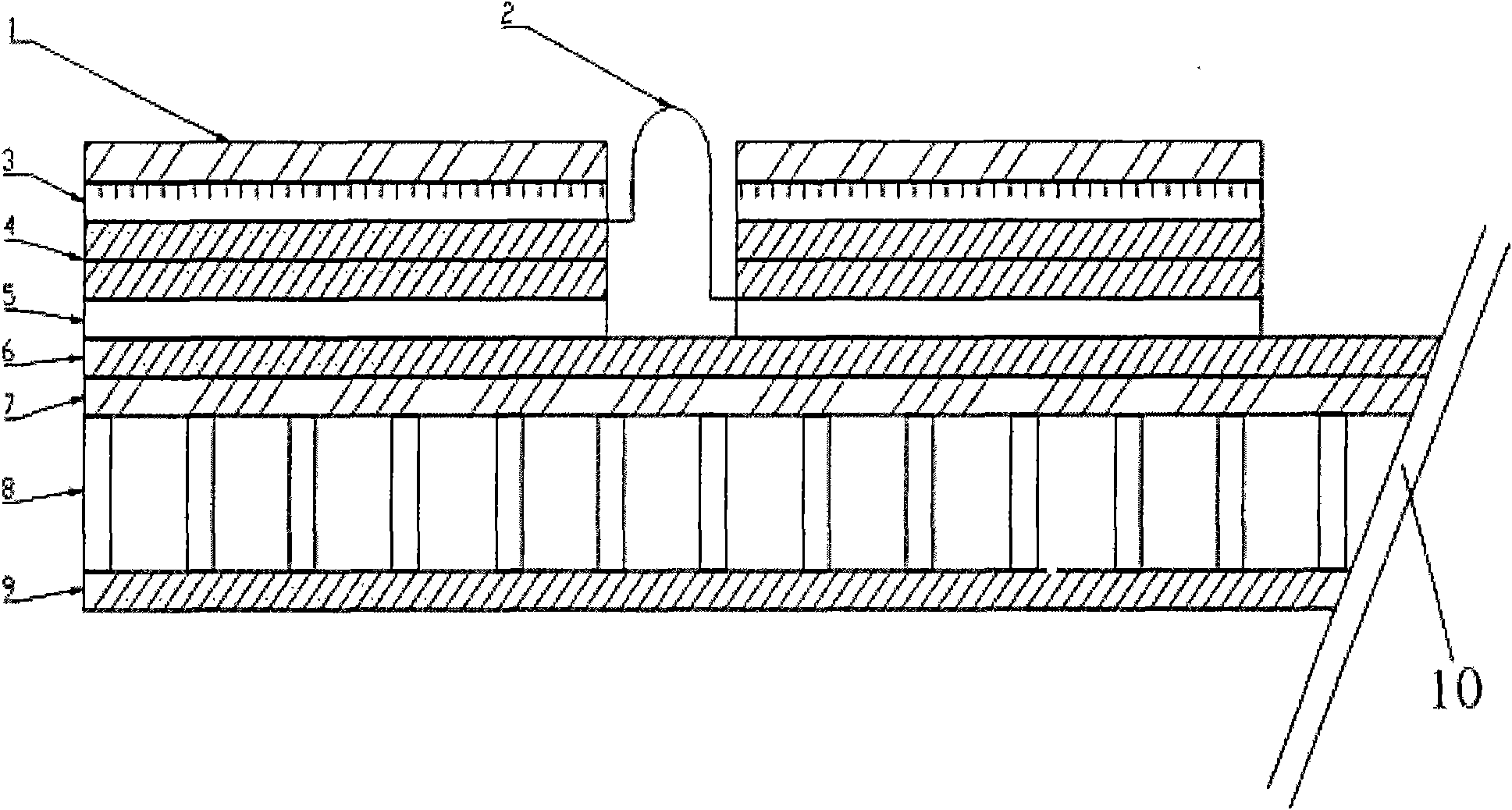 Space GaAs/Ge single-junction gallium arsenide solar cell array