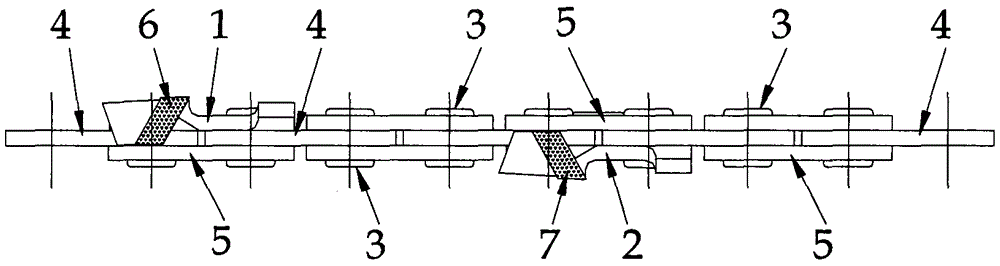 Hard alloy saw chain