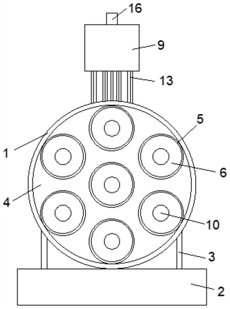 Fixed-point targeting device for volleyball training