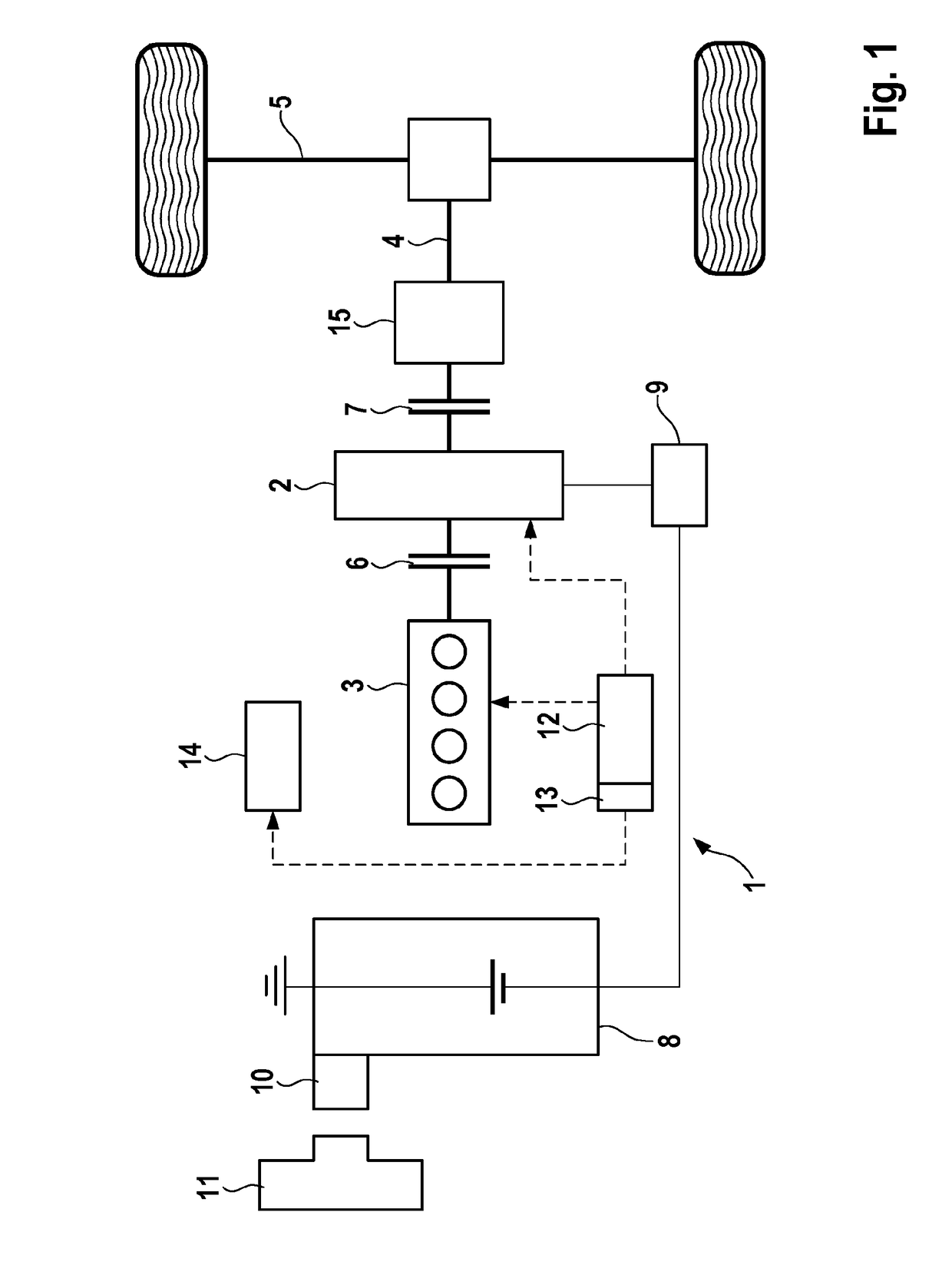 Method for operating a motor vehicle, control unit for a drive system, and a drive system