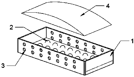 LED lamp for sow reproduction, and method for promoting sow reproduction by using same