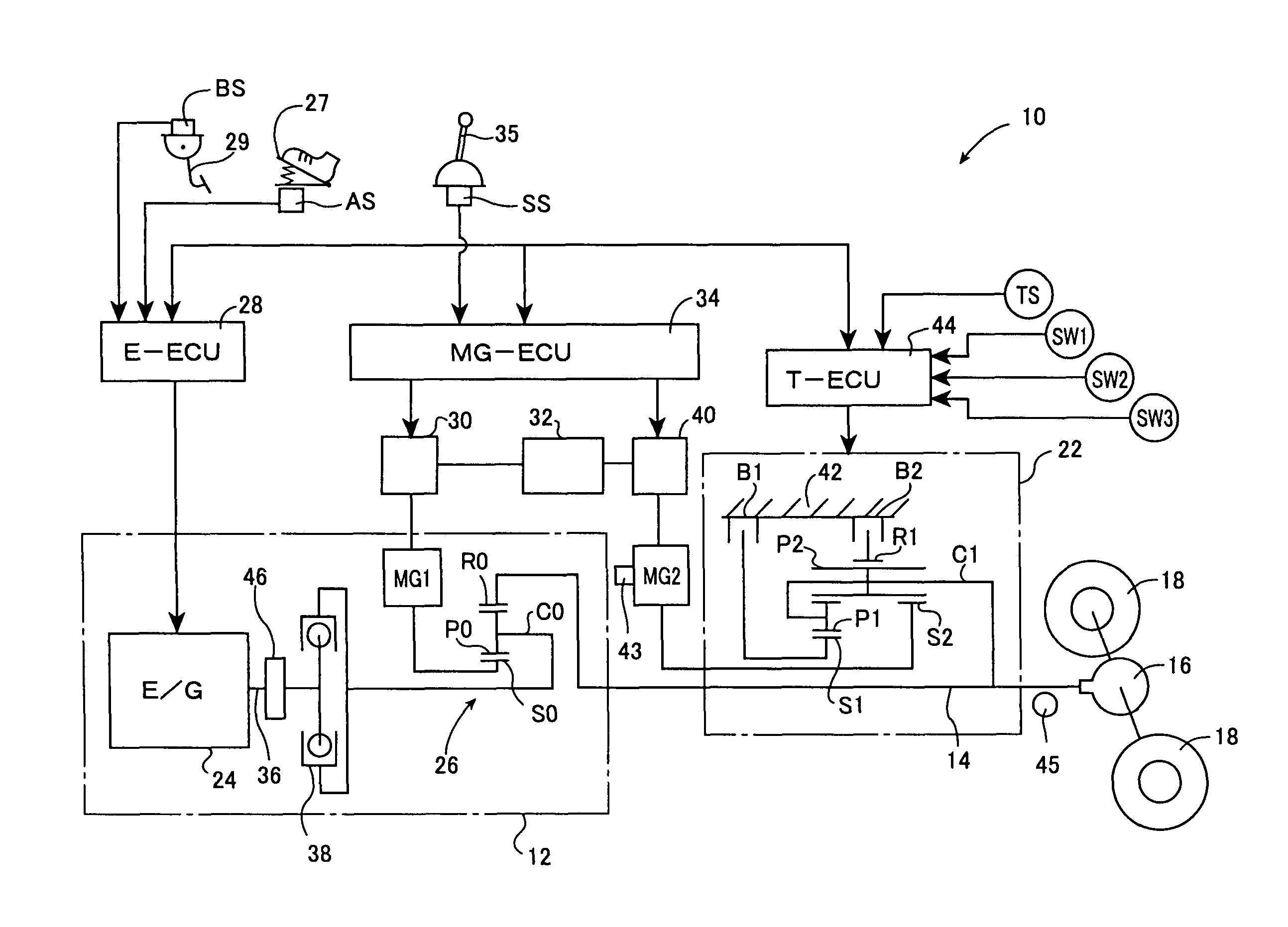 Drive control device for hybrid vehicle