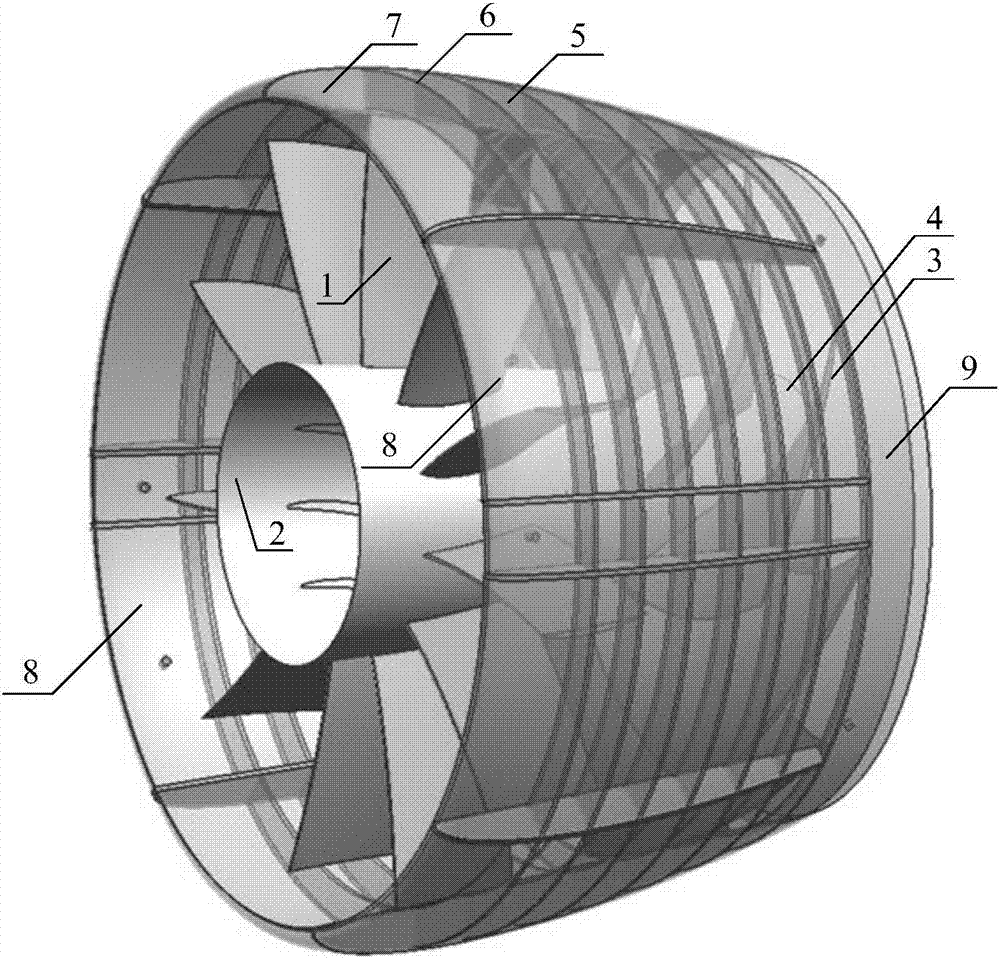 Pump jet propeller model with Helmholtz resonant cavities and design method thereof