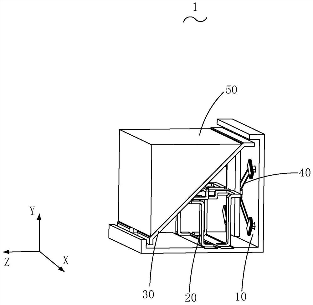 Prism device applied to periscope lens module and periscope lens module