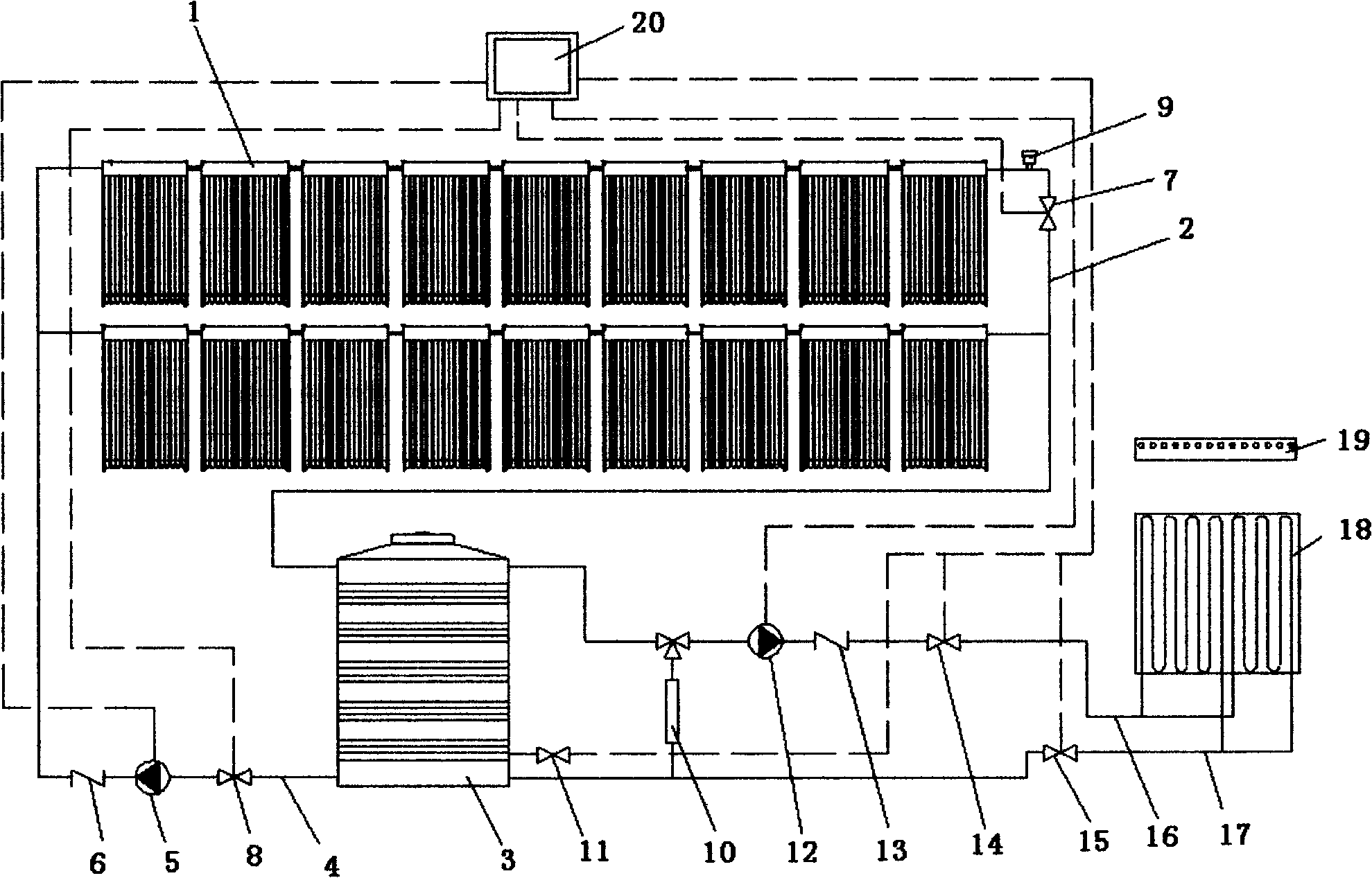 Solar energy photo-thermal snowmelt pavement integrating system