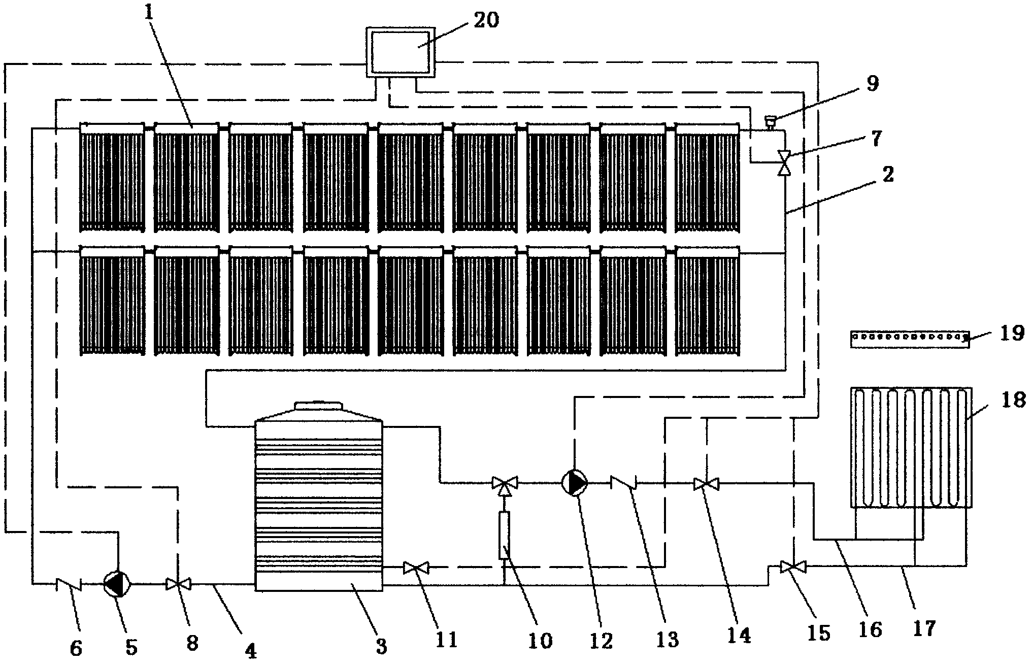 Solar energy photo-thermal snowmelt pavement integrating system