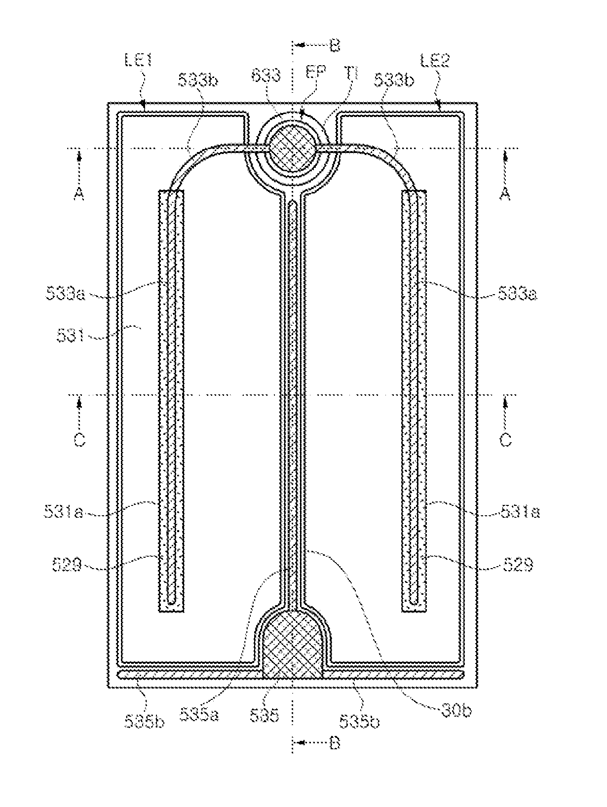 Light emitting diode having electrode pads