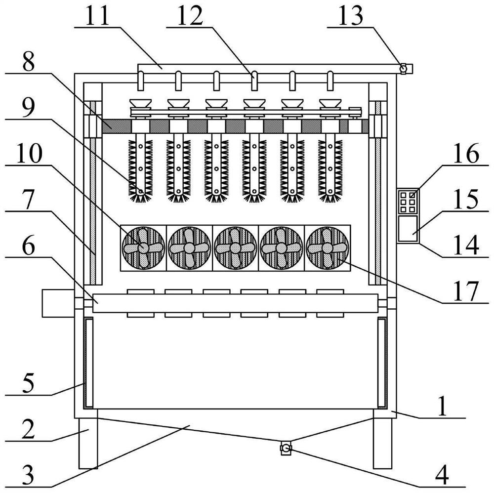 Intelligent test tube cleaning and drying all-in-one machine for clinical laboratory