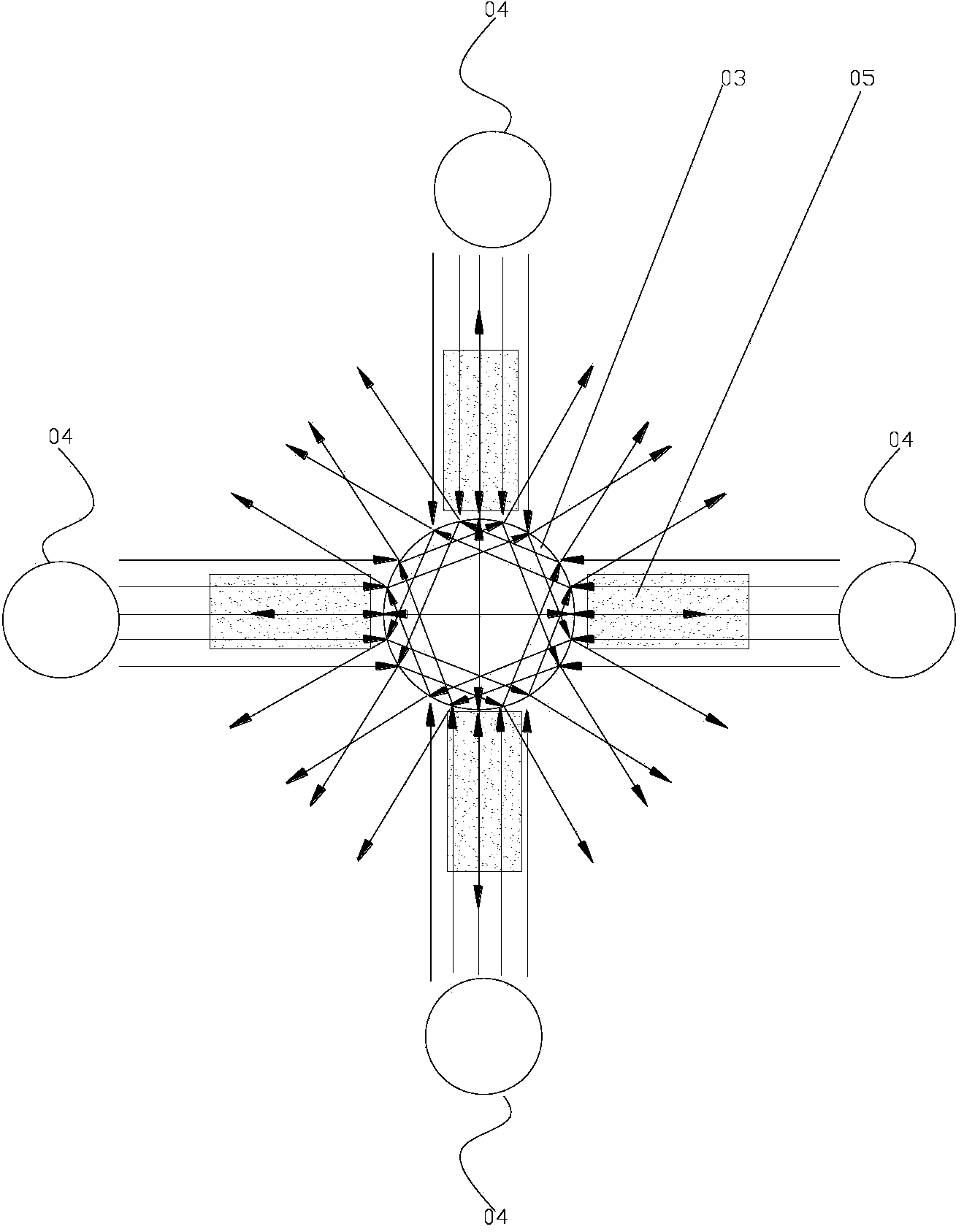 LED (light-emitting diode) light mixing device