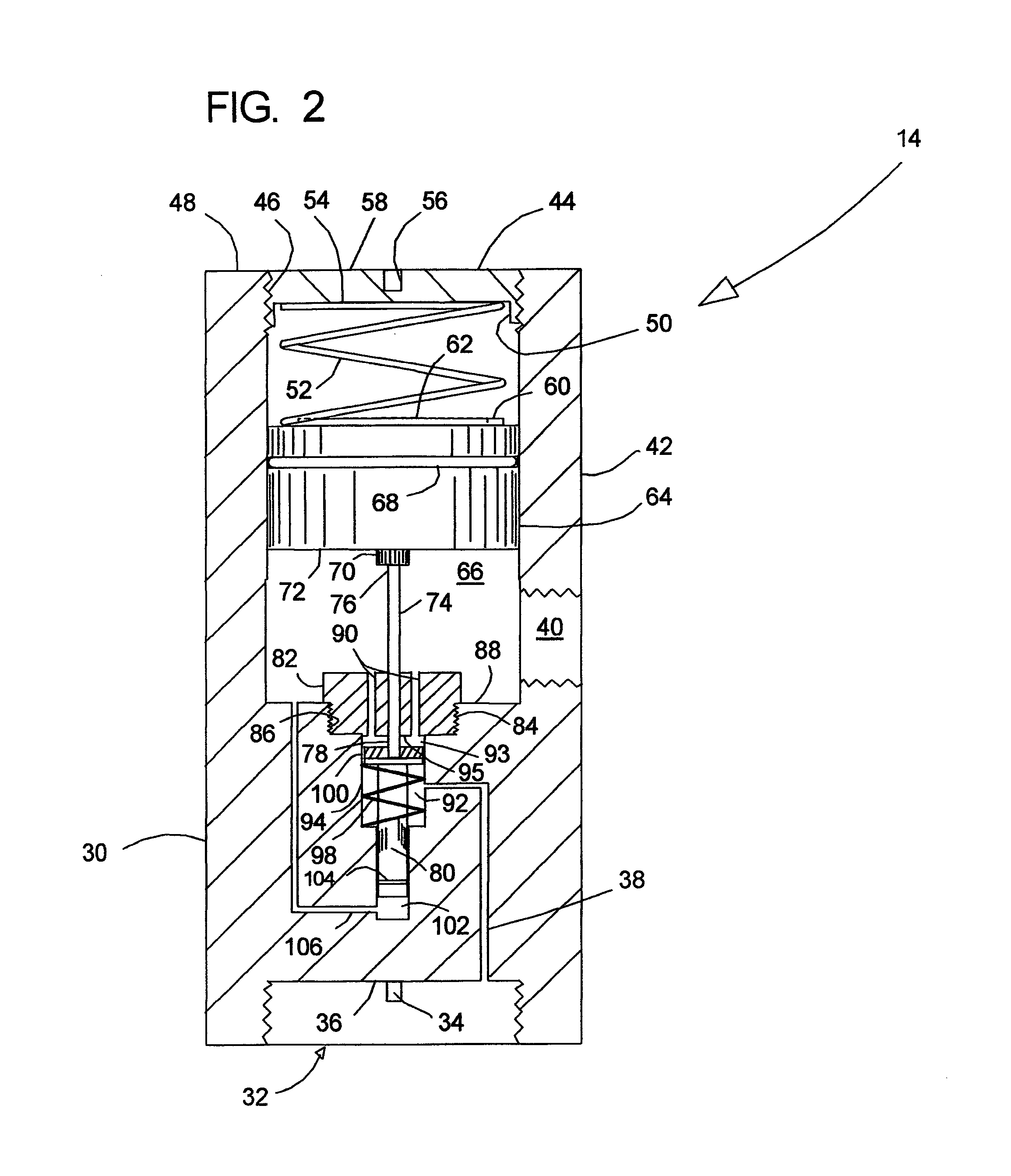 Compensating pressure regulator