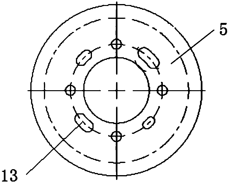 Torsion vibration absorber with piecewise linear rods