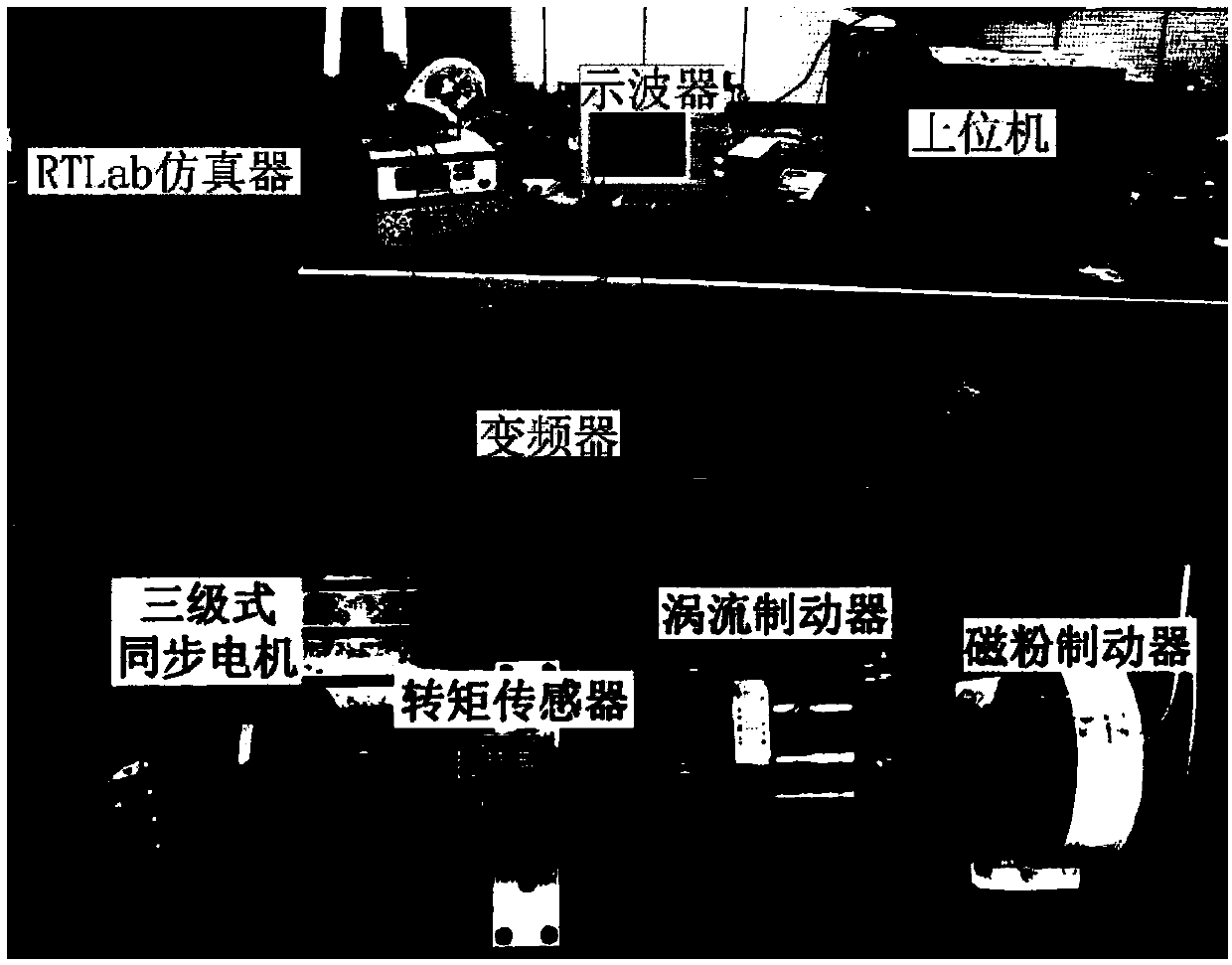 Method for detecting initial position of rotor of three-stage synchronous motor