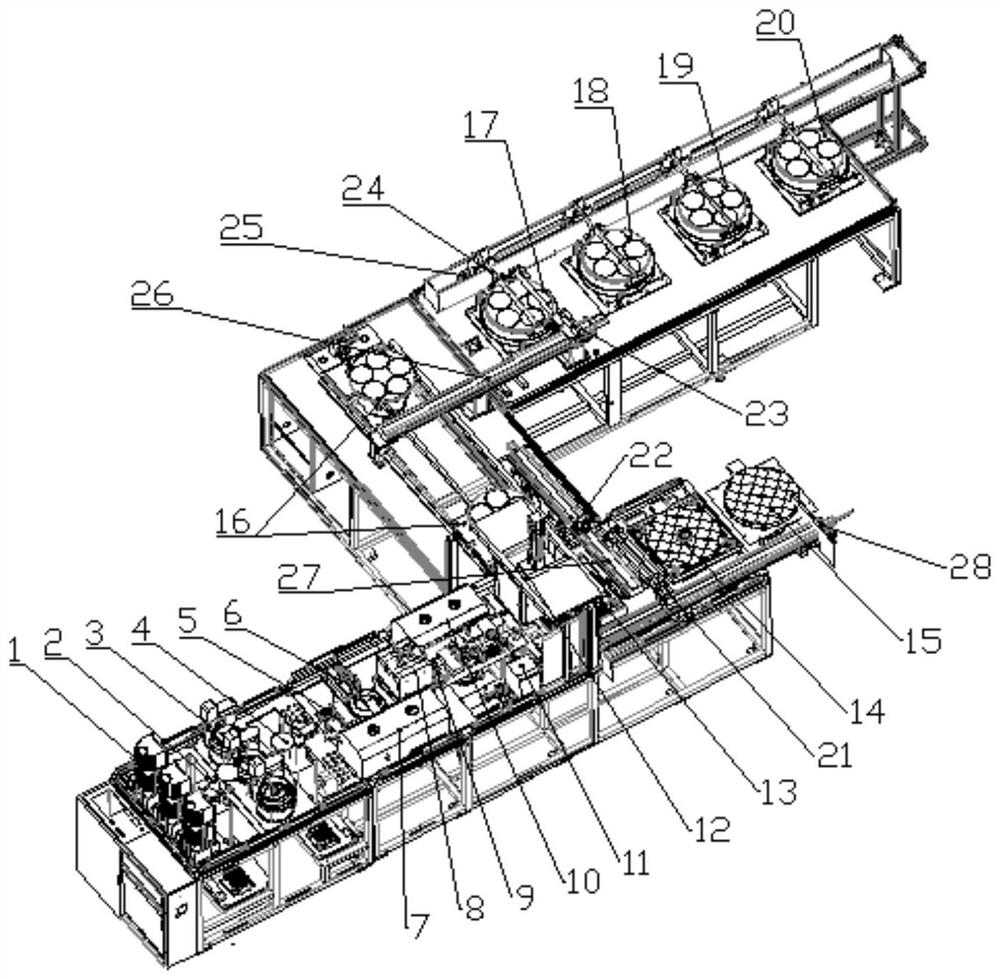 Full-automatic wafer wax pasting machine