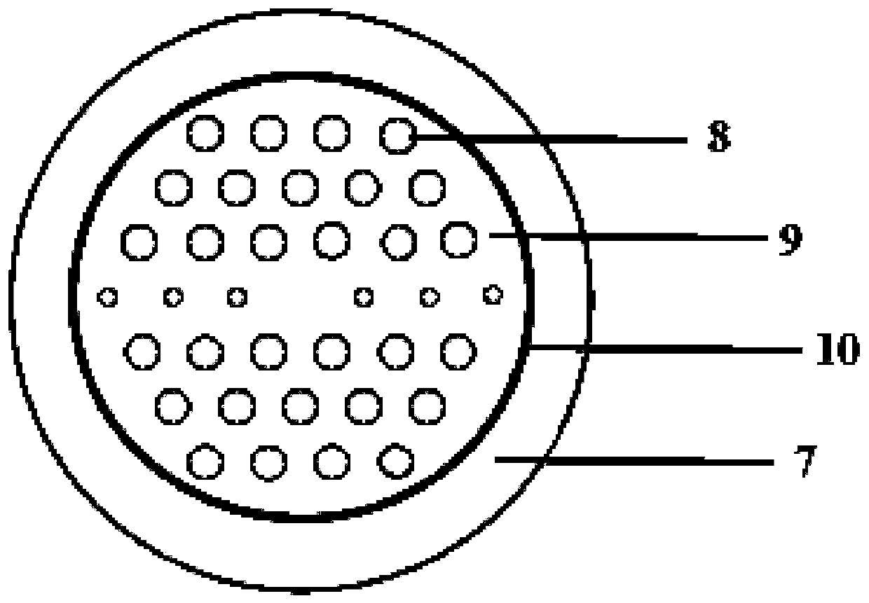 Probe type refractive index sensor based on surface plasma resonance