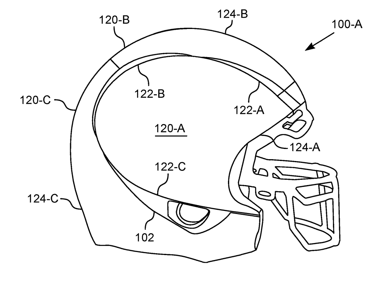 Protective Helmet for Lateral and Direct Impacts