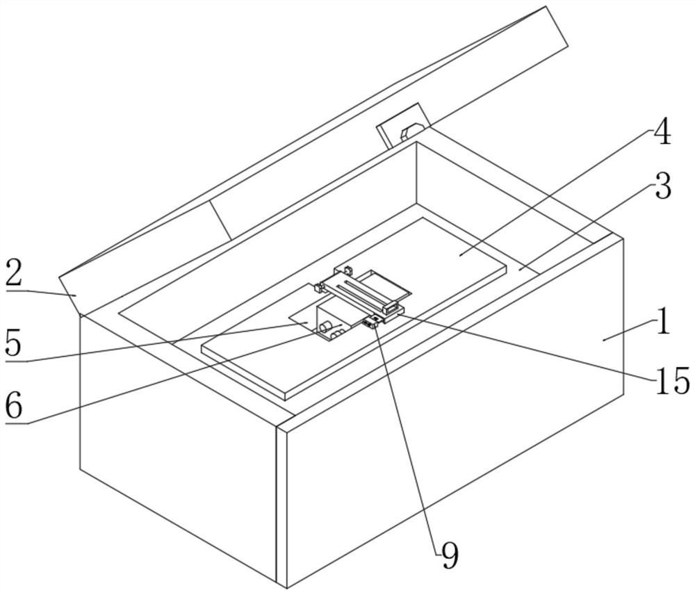 Portable storage device used based on high-precision dynamic inclinometer