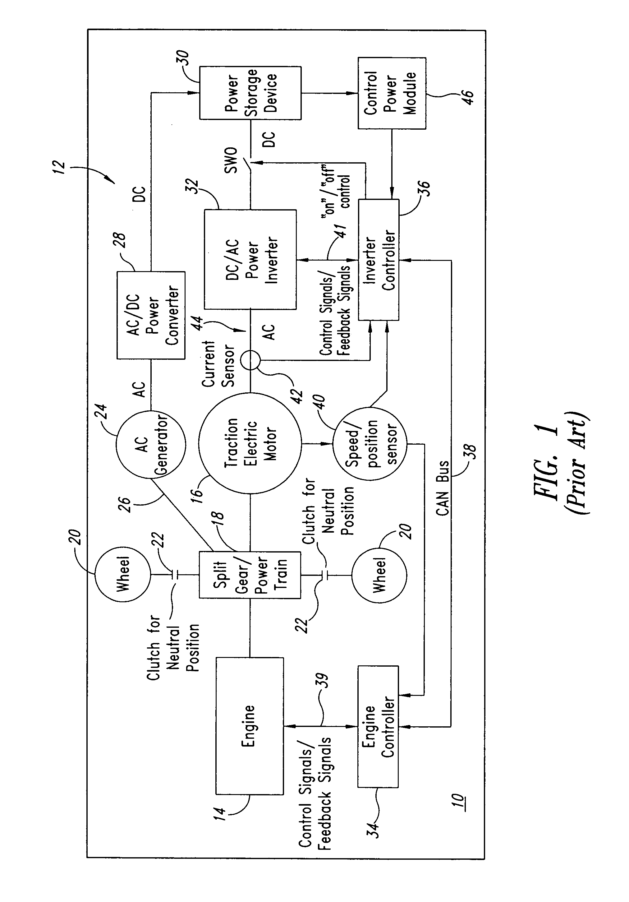 Power generation system suitable for hybrid electric vehicles