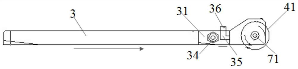 A kind of wire rolling piece guide groove and method for preventing wire rolling piece from being scratched