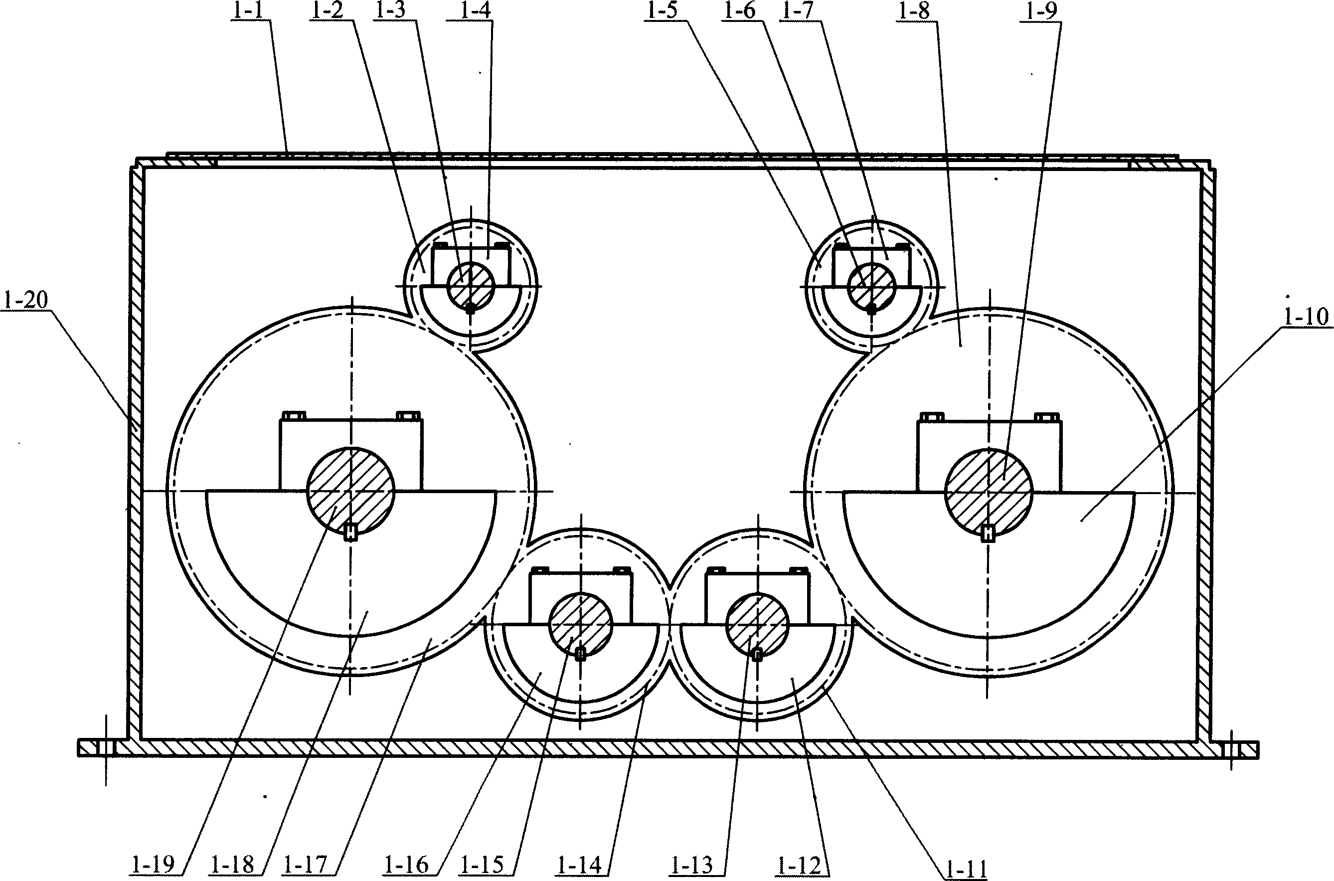 Loading unit for simulating vehicle dynamic load on pavement