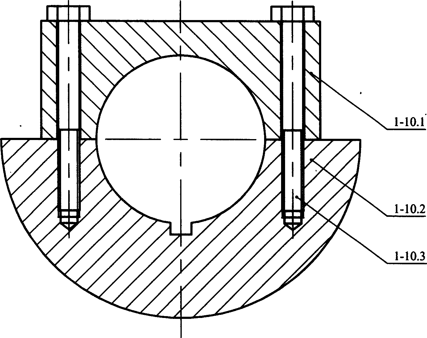 Loading unit for simulating vehicle dynamic load on pavement