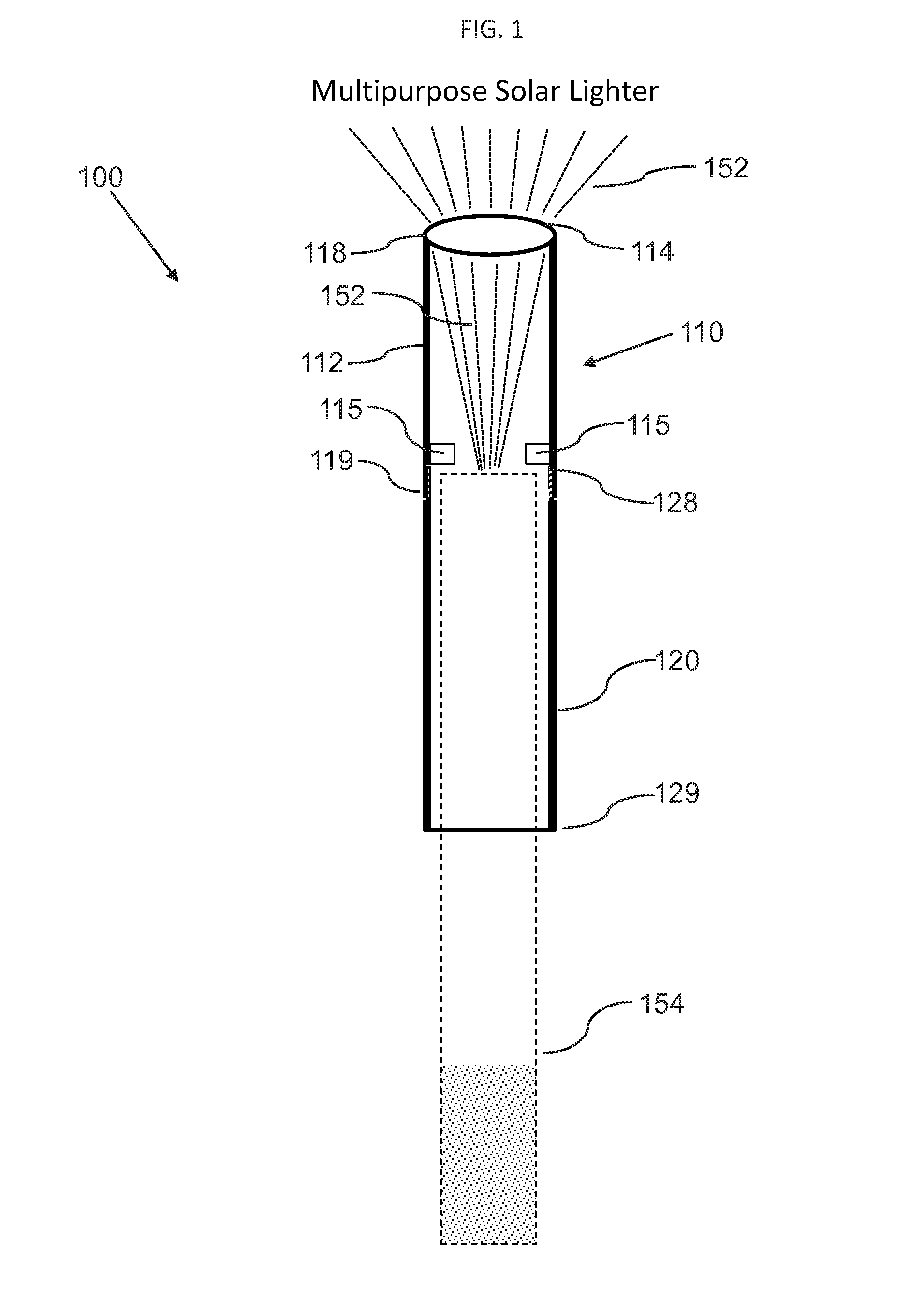 Multipurpose solar lighter