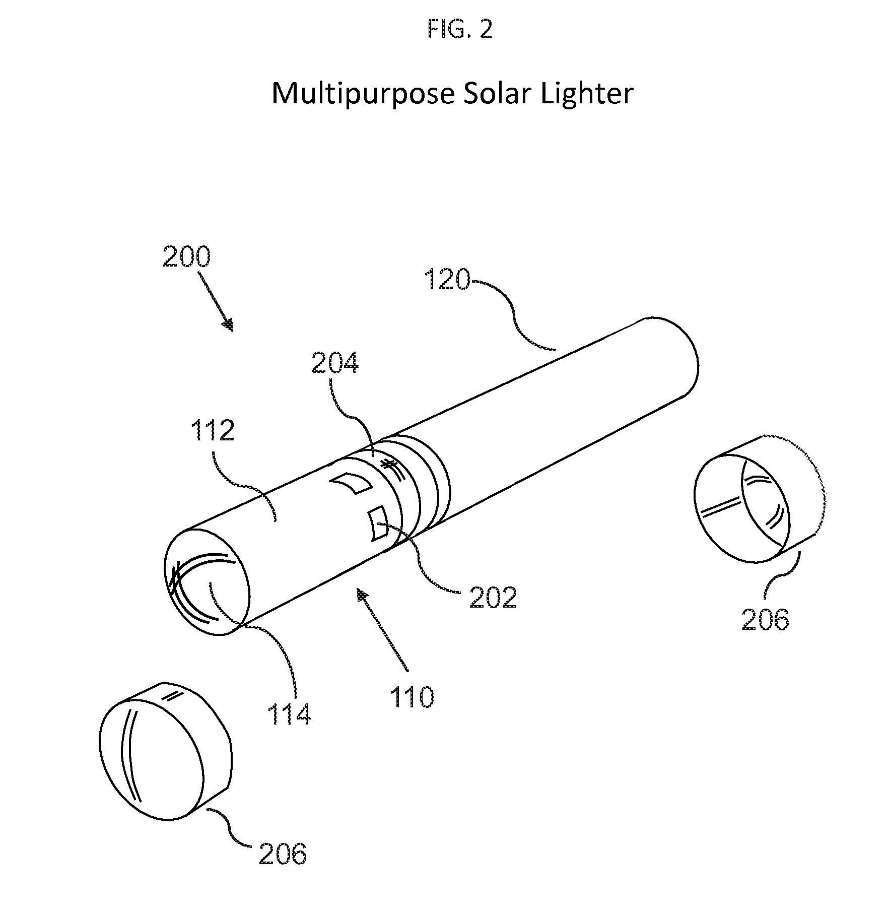 Multipurpose solar lighter