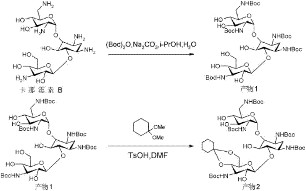 Preparation method for Arbekacin intermediate Dibekacin