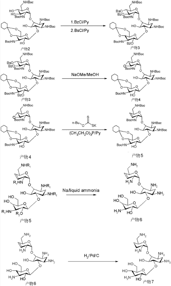 Preparation method for Arbekacin intermediate Dibekacin