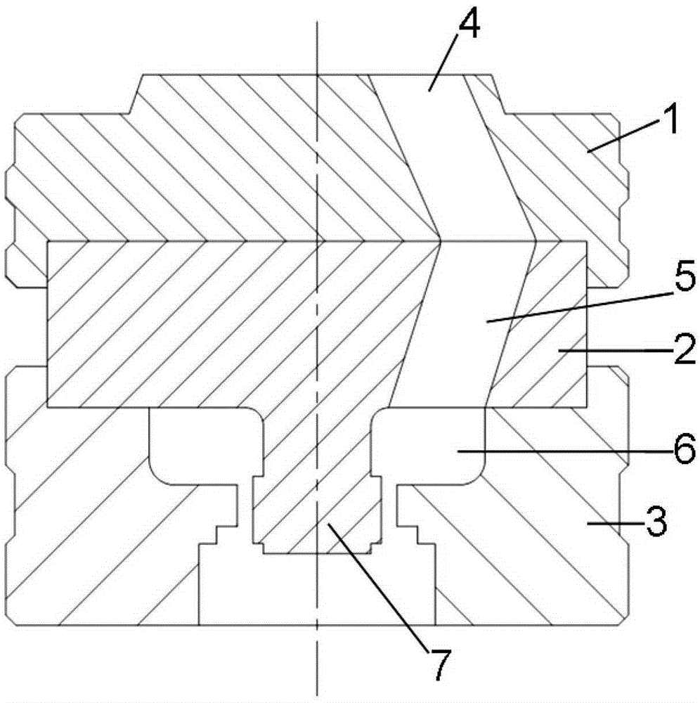 Extrusion die as well as extrusion method and application thereof