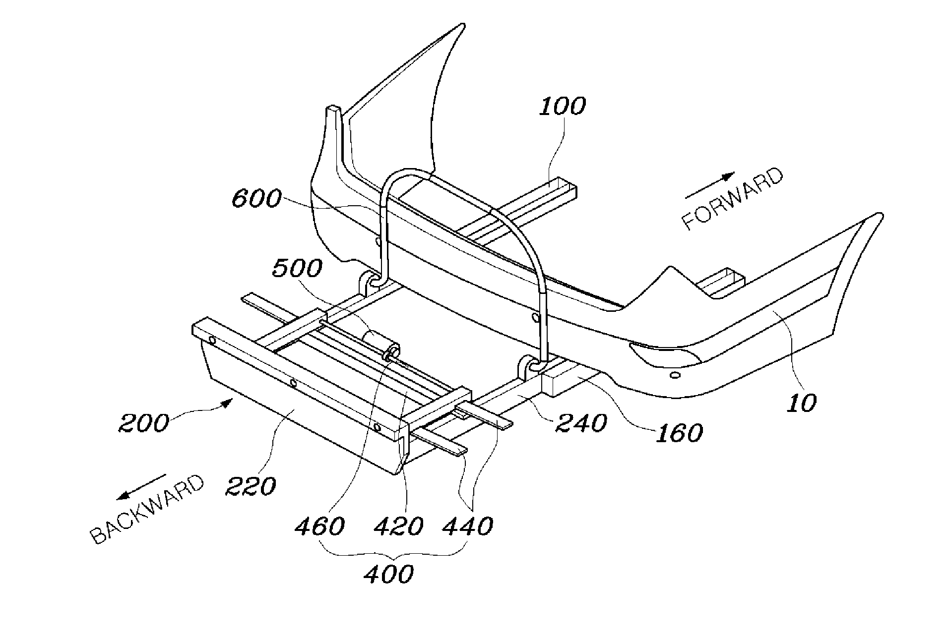 Bicycle carrier apparatus for vehicle