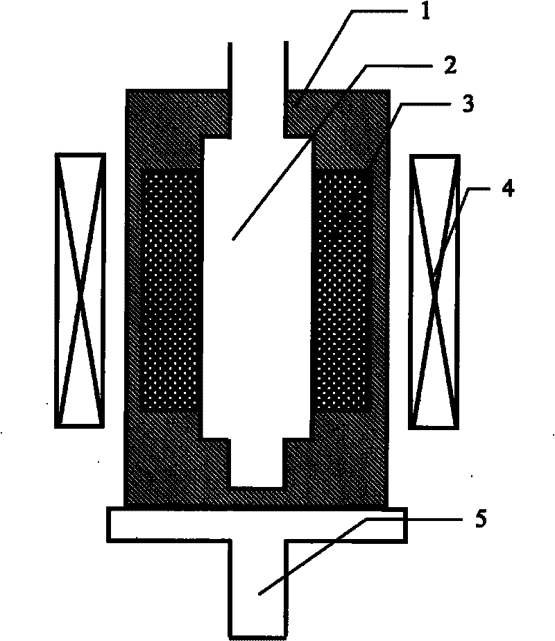 High-speed steel roll and preparation method thereof by centrifugal compounding in electromagnetic field