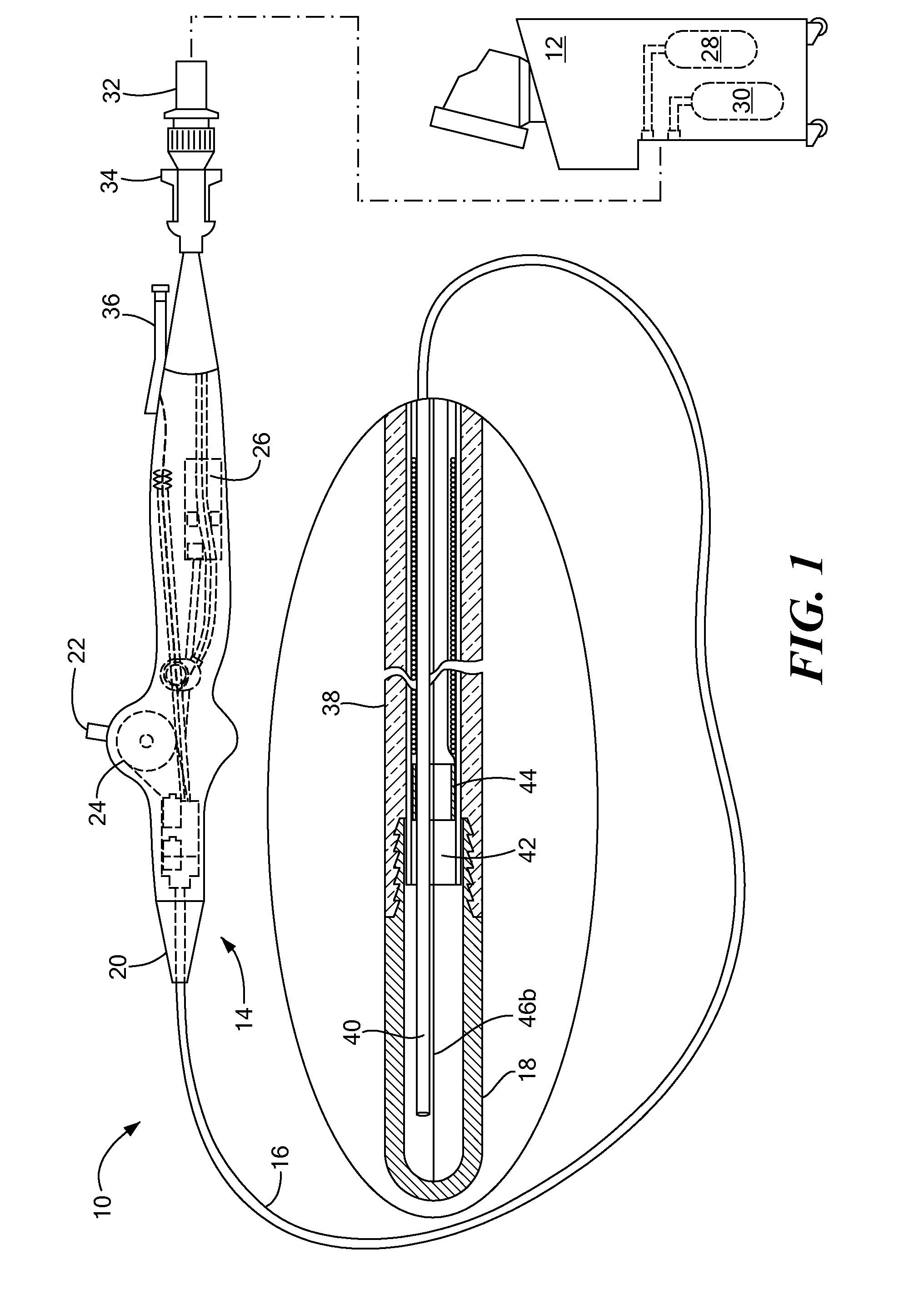 Thermocouple-controlled catether cooling system