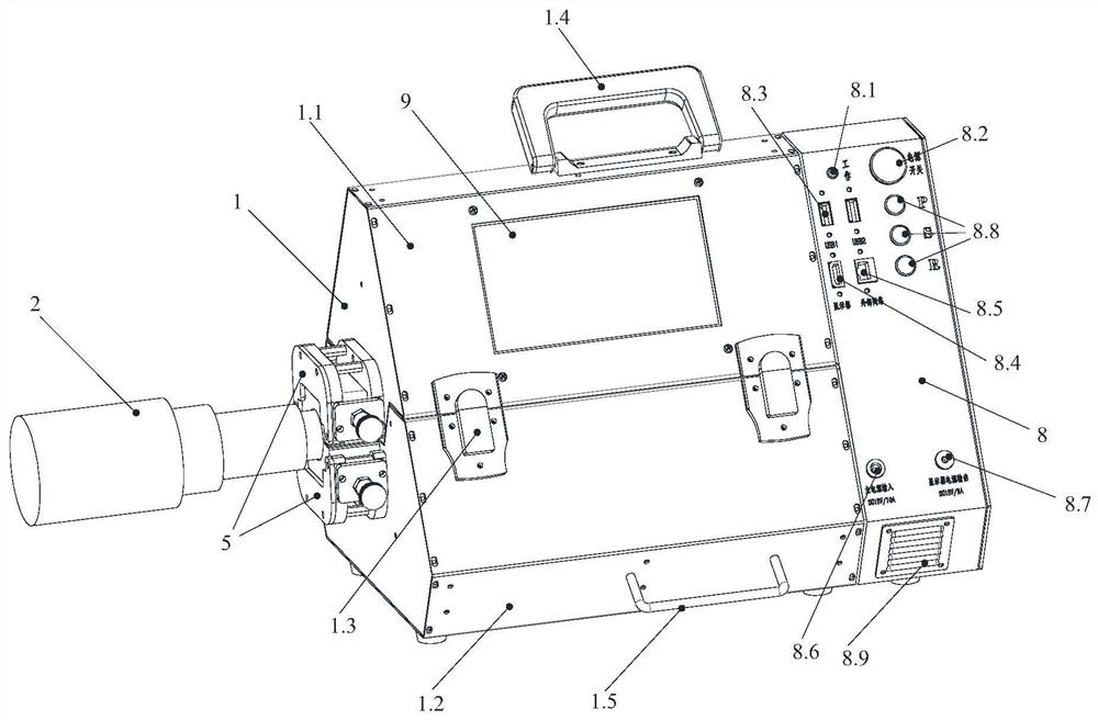 Power cable joint manufacturing quality detection device and method