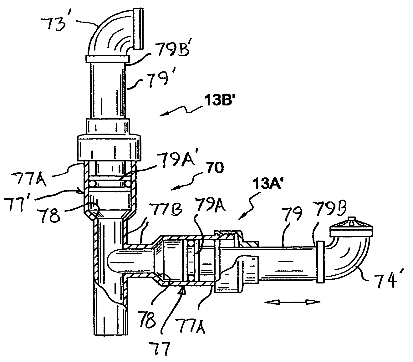 Adjustable plumbing fittings