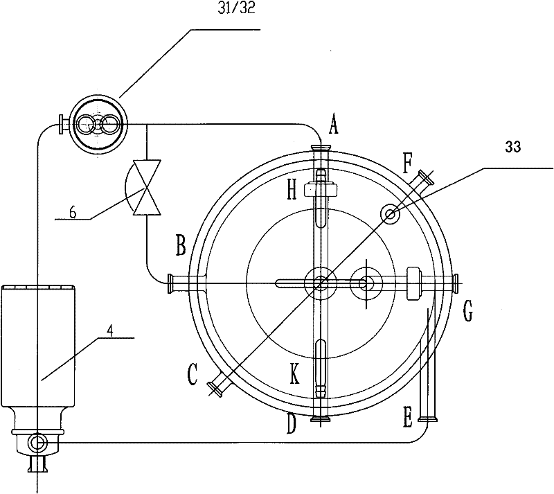 External circulation animal cell culture bioreactor