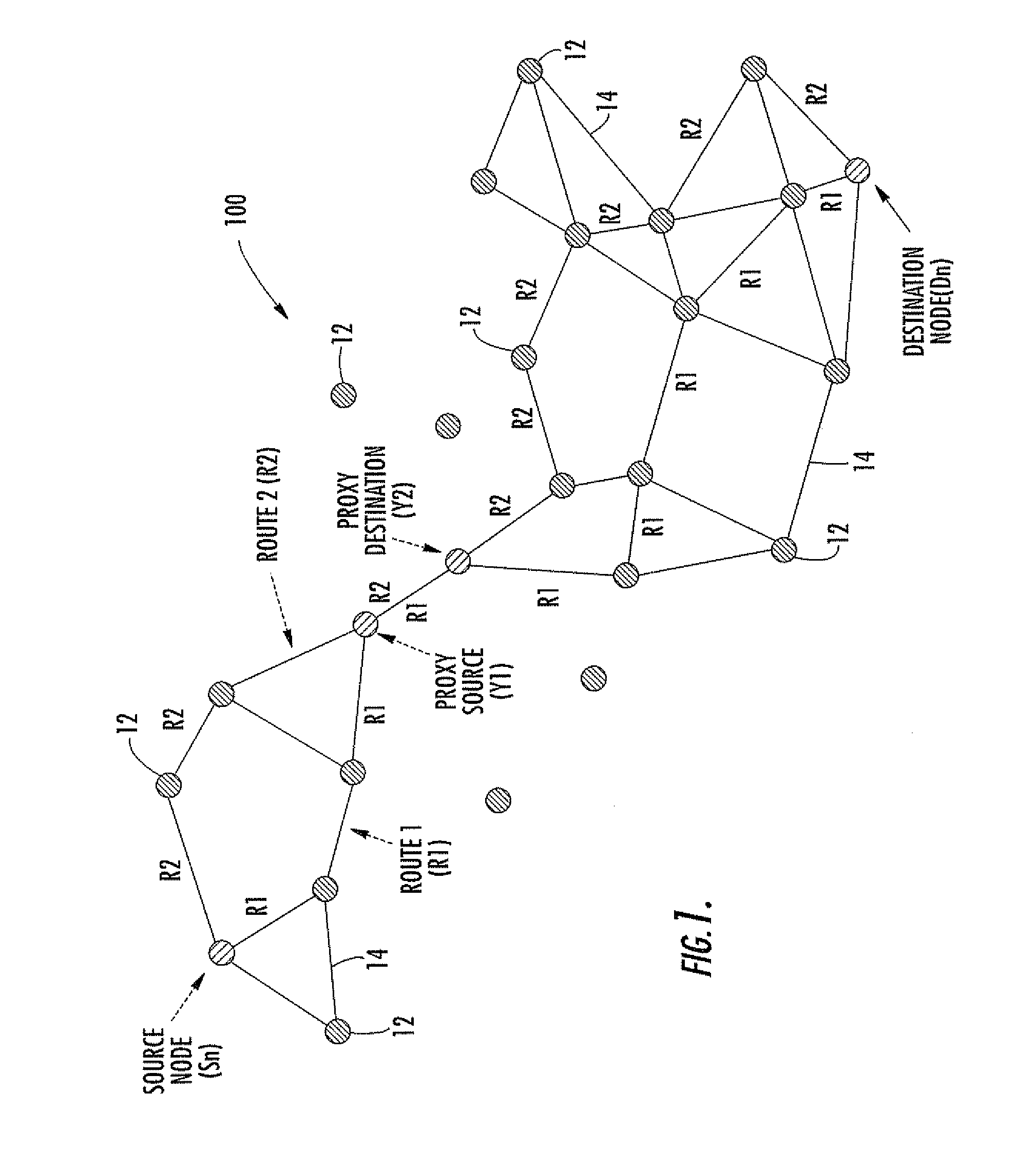 Predictive route maintenance in a mobile ad hoc network