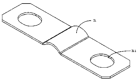 A current sharing structure of a large-capacity lithium-ion battery system