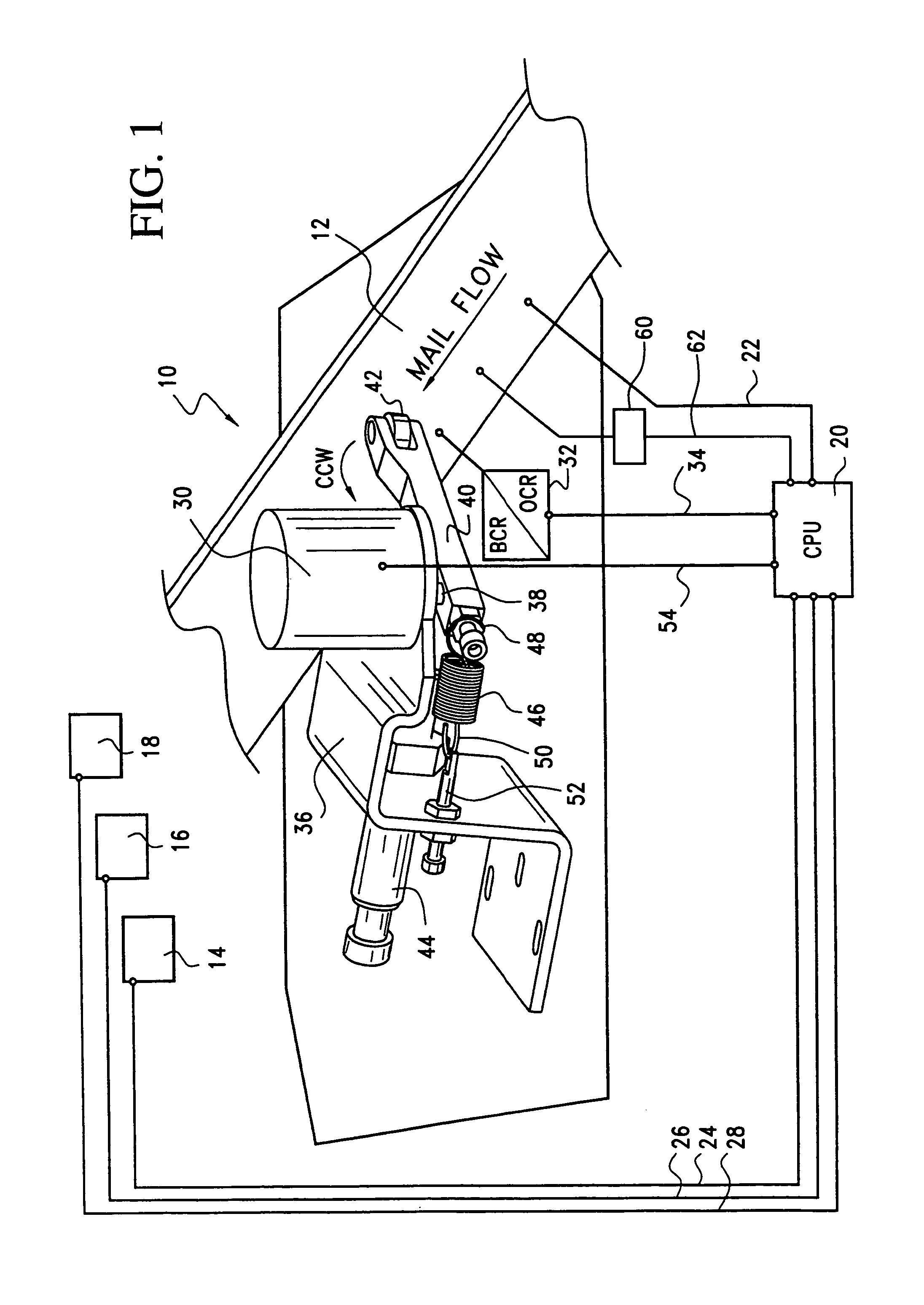 Thickness measuring system, having improved software, for use within a mail handling system, and method of using same