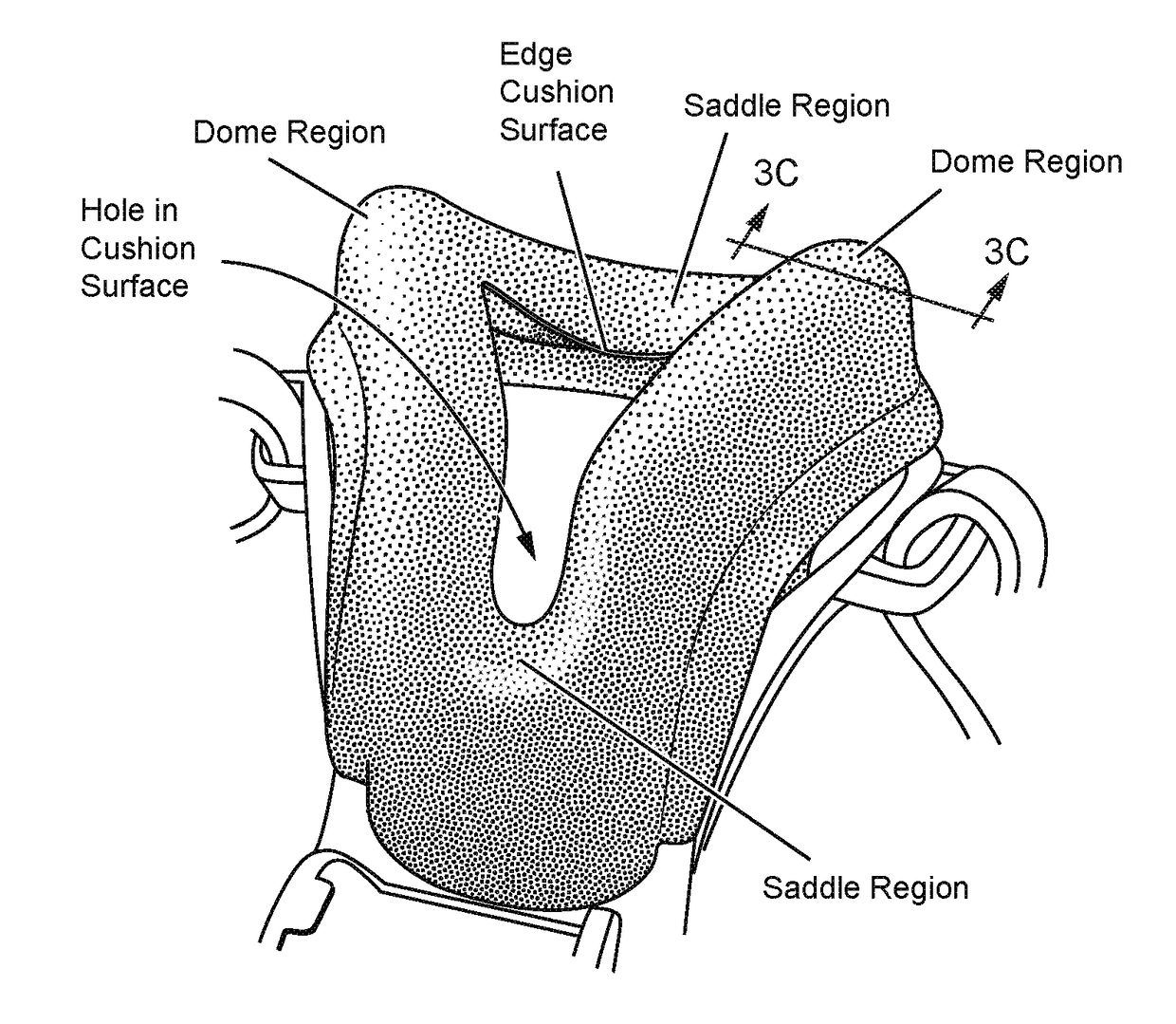 Gas without vent for patient interface