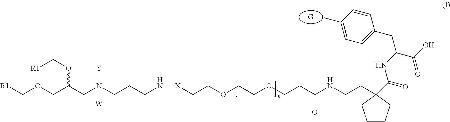 Lipid Compounds Targeting VLA-4