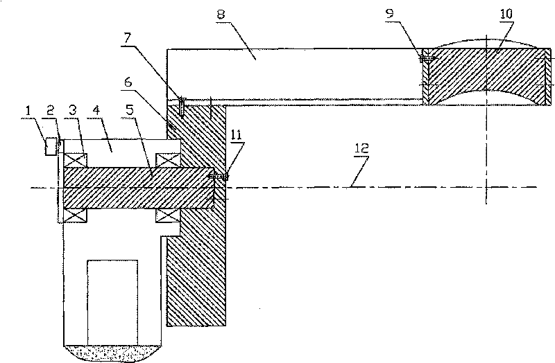 Cantilever gyration mechanism of gamma-ray source