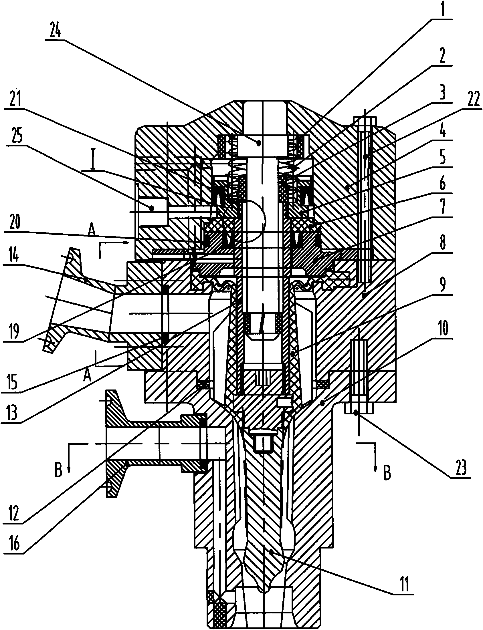 Sterile filling valve