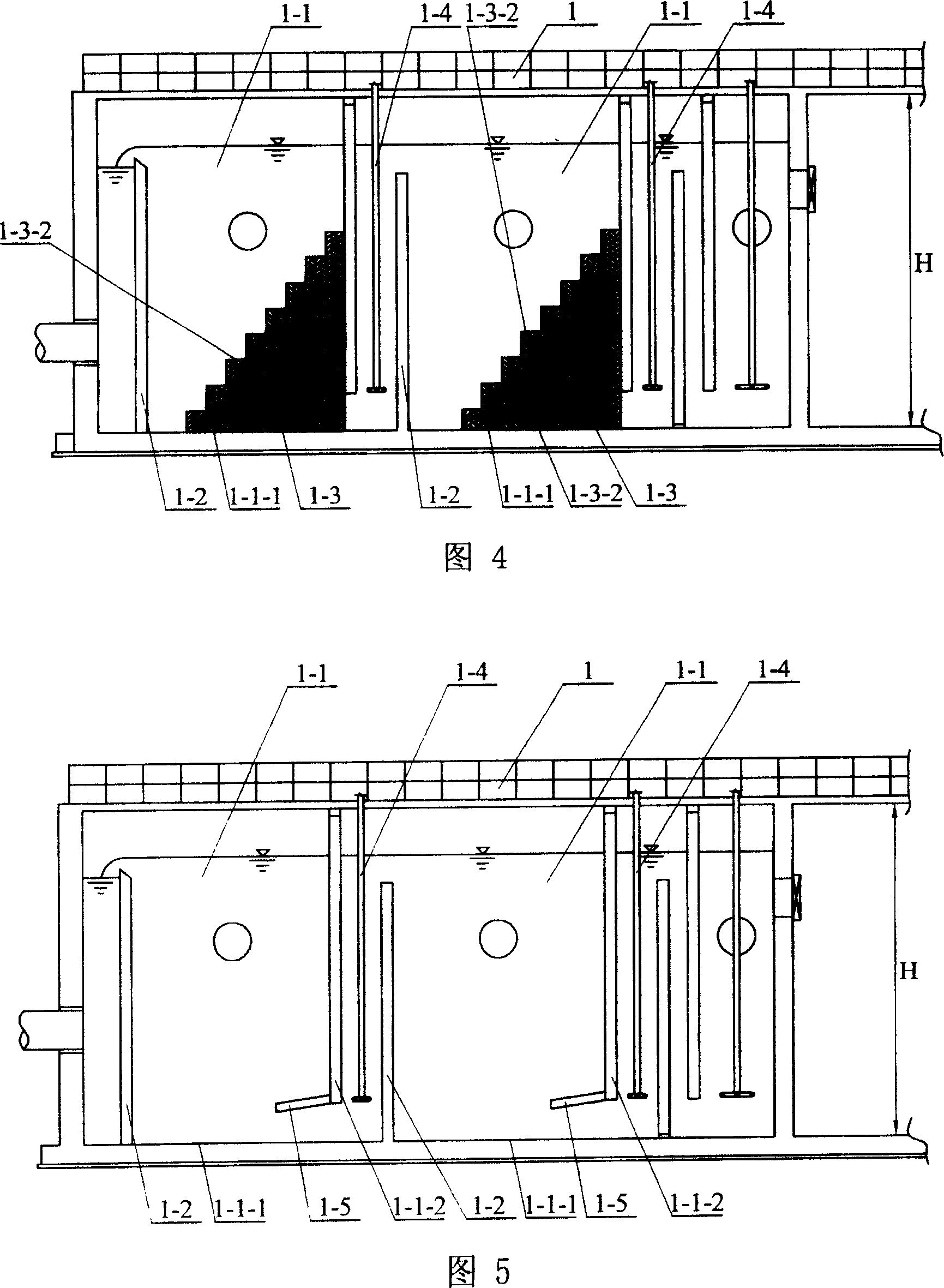 Method for promoting ozone utilization rate and intensifying treatment effect of ozone contact-oxidation pool